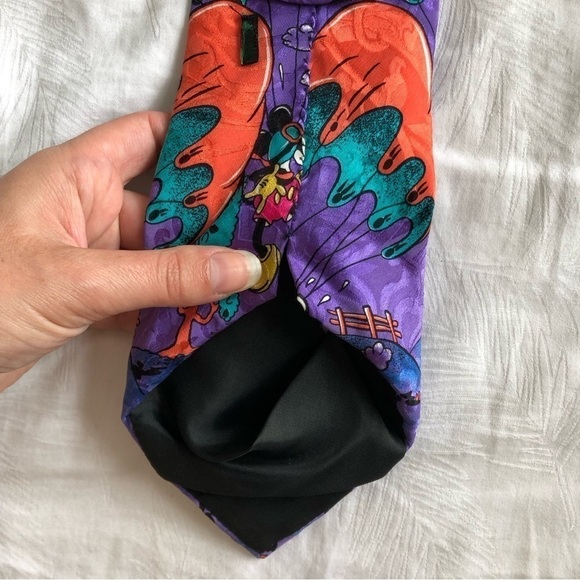 Vintage Silk Mickey Mouse Disney Tie - Picture 5 of 6
